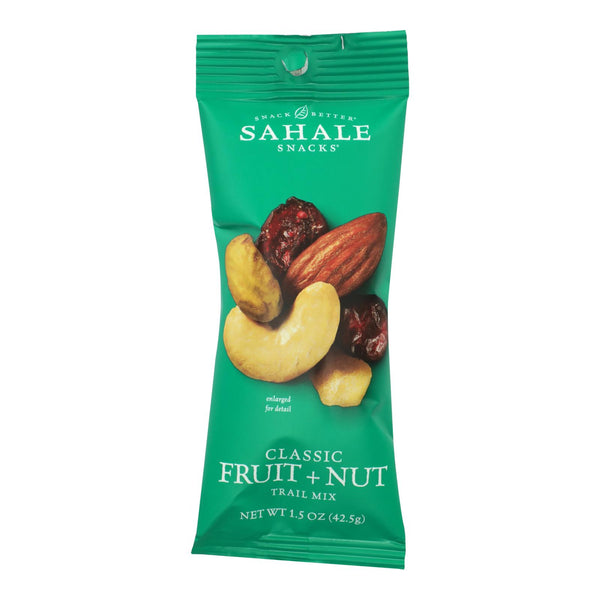 Sahale Snacks Trail Mix - Classic Fruit and Nut Blend - 1.5 Ounce - Case of 9