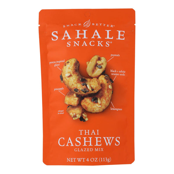 Sahale Snacks Cashews - Thai - Case of 6 - 4 Ounce.