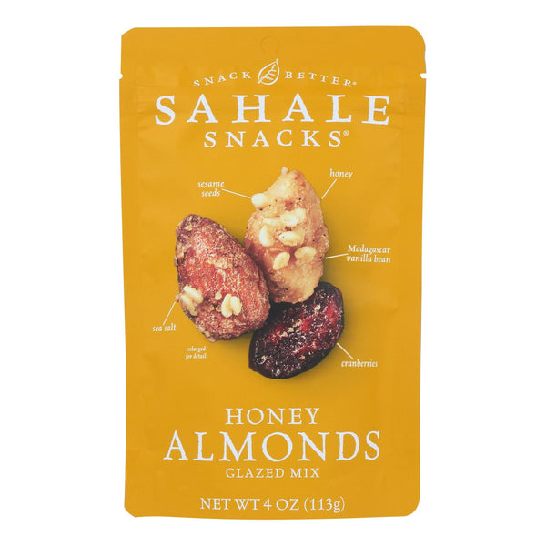 Sahale Snacks Glazed Nuts - Balsamic Almonds - Case of 6 - 4 Ounce.