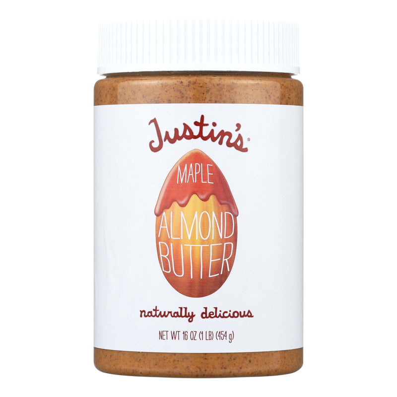 Justin's Nut Butter Almond Butter - Maple - Case of 6 - 16 Ounce.