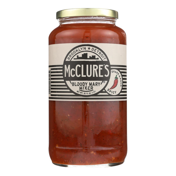 McClure's Pickles Bloody Mary Mixer - Case of 6 - 32 Ounce.