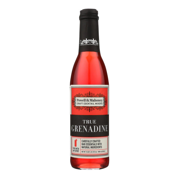 Powell and Mahoney Cocktail Mixer - True Grenadine - Case of 6 - 12.68 Ounce