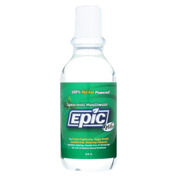 Epic Dental - Xylitol Mouthwash - Spearmint - 16 Ounce
