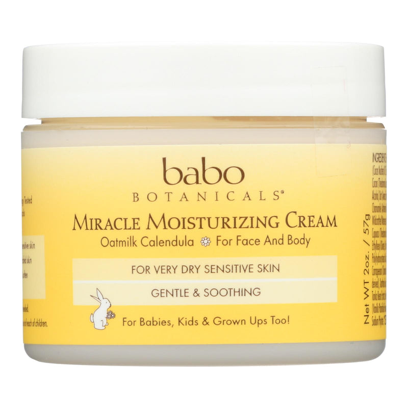 Babo Botanicals - Miracle Cream - Moisturizing - Oatmilk - 2 Ounce