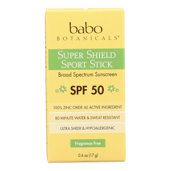 Babo Botanicals - Sunscreen - Fragrance Free - 1 Each - 6 fl Ounce.