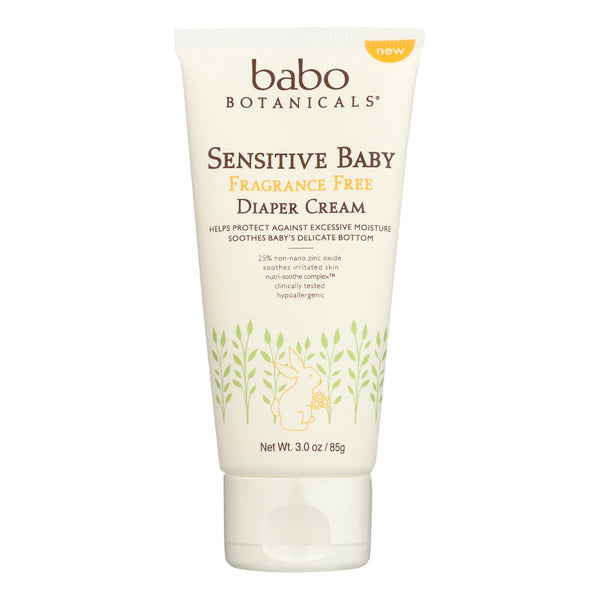 Babo Botanicals - Diaper Cream Sens Fat Free Baby - 1 Each - 3 Ounce