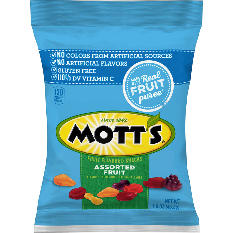 Mott's® Medleys Fruit Snacks Assorted Fruit 1.6 Ounce Size - 144 Per Case.
