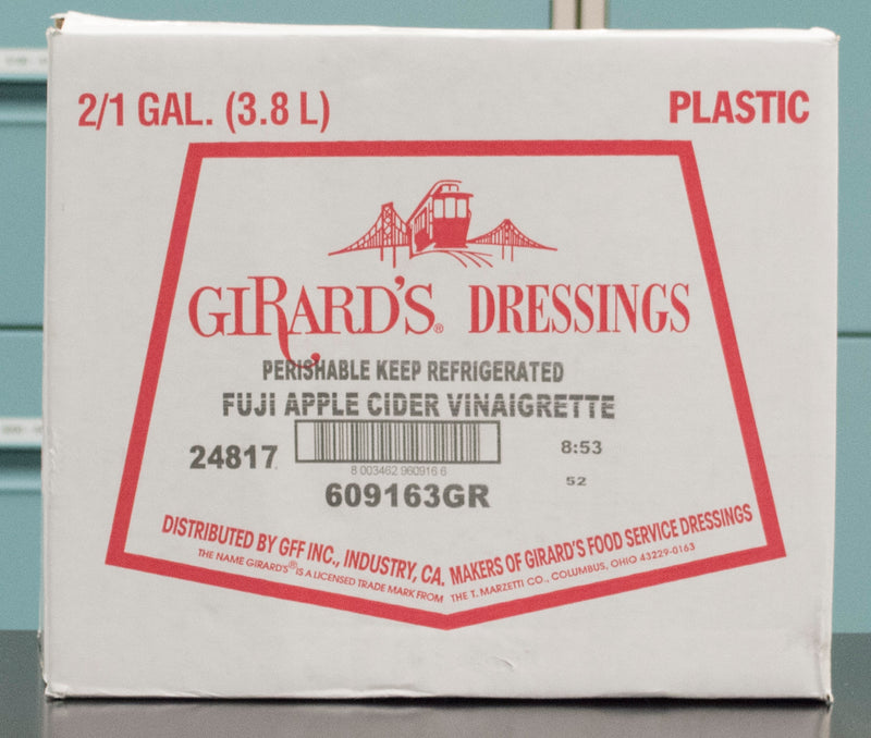 Girard's Fuji Apple Cider Vinaigrette Dressing, 1 Gallon- 2 Per Case