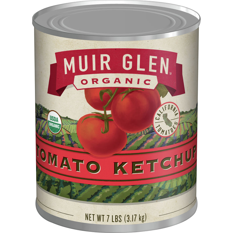 Muir Glen™ Organic Canned Vegetables Bulktomato Ketchup 112 Ounce Size - 6 Per Case.