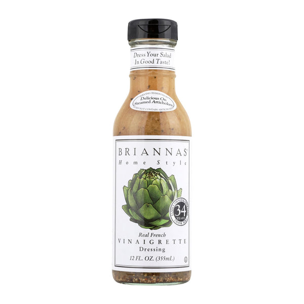 Brianna's - Salad Dressing - Real French Vinaigrette - Case of 6 - 12 Fl Ounce.