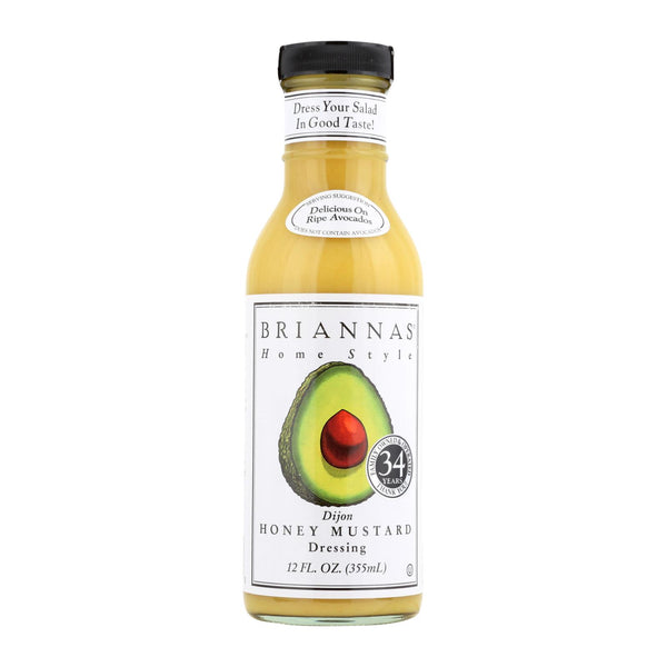 Brianna's - Salad Dressing - Dijon Honey Mustard - Case of 6 - 12 Fl Ounce.