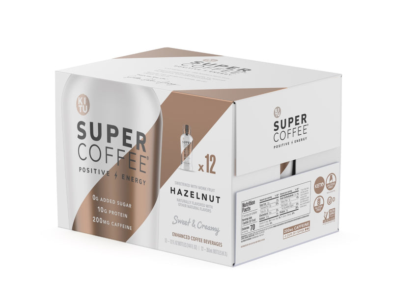 Super Coffee Maple Hazelnut Super Coffee 12 Fluid Ounce - 12 Per Case.