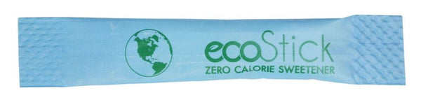 Ecostick Sugar Substitute Aspertame Blue Sticks 0.5 Grams Each - 2000 Per Case.