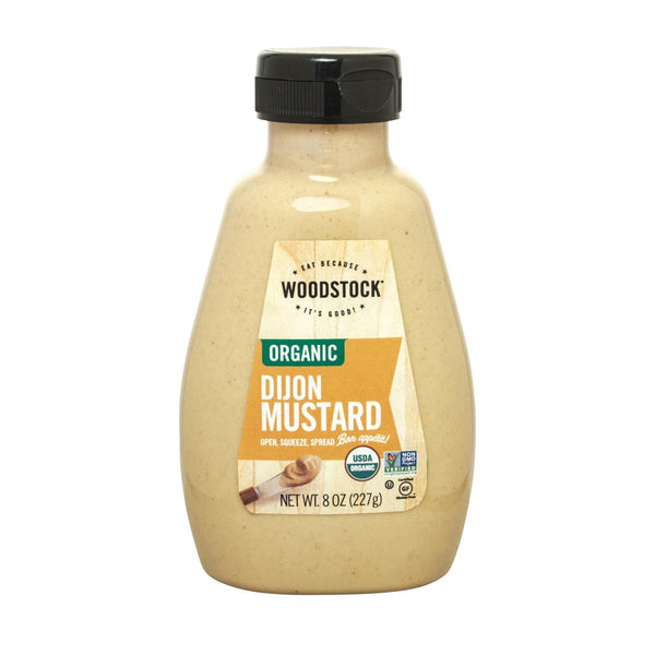 Woodstock Organic Dijon Mustard - Case of 12 - 8 Ounce