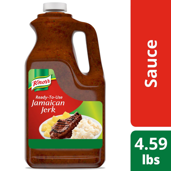 Knorr Sauce Ready-To-Use Jug Jamaican Jerk 0.5 Gallon - 4 Per Case.
