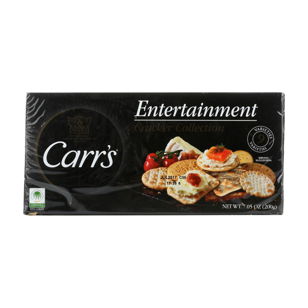 Carr's Crackers Entertainment Collection - Case of 12 - 7.05 Ounce