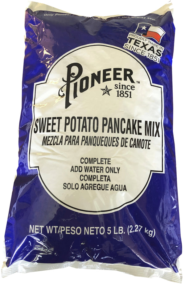 Pioneer Sweet Potato Pancake Mix 5 Pound Each - 2 Per Case.