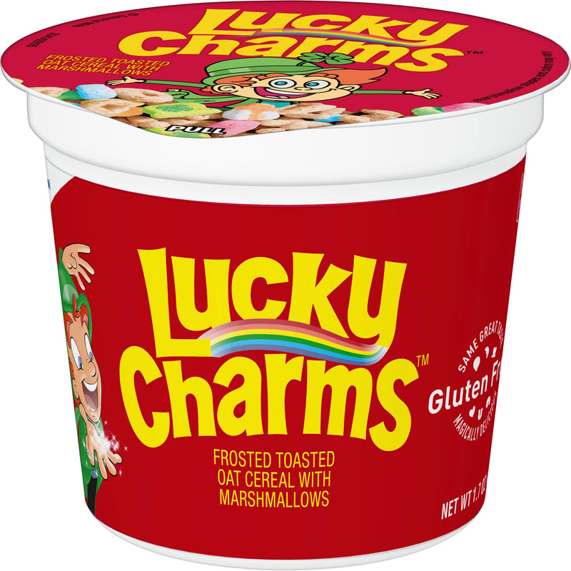 Lucky Charms™ Cereal Single Serve Cup 10.2 Ounce Size - 10 Per Case.