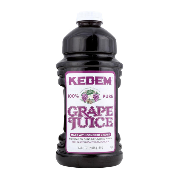 Kedem Grape Juice - Case of 8 - 64 Fl Ounce.