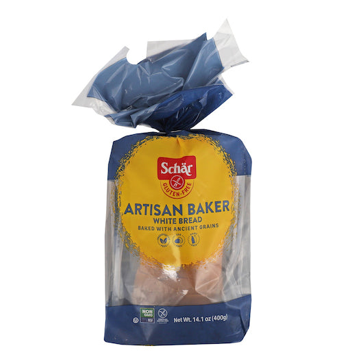 Schar Gluten Free Artisan White Sourdough Bread, 14.1 Ounces - 8 Per Case.