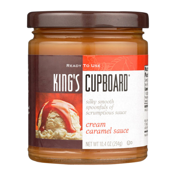 The King's Cupboard Cream - Caramel Sauce - Case of 12 - 10.4 Ounce.