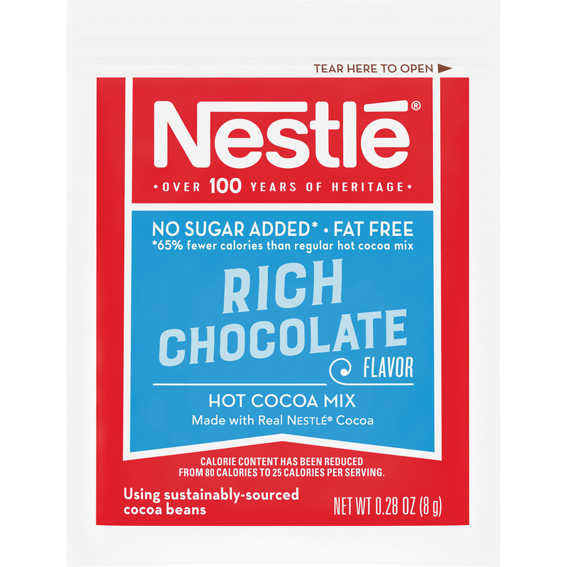 Nestle Hot Cocoa Mix 0.28 Ounce Size - 180 Per Case.