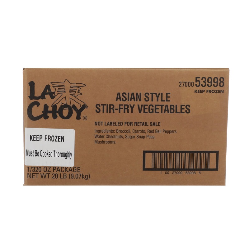Asian Stir Fry Vegetables 20 Pound Each - 1 Per Case.