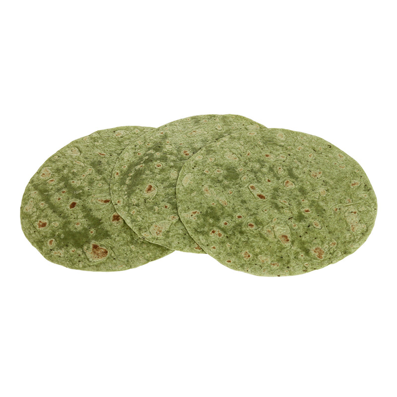 Mission 2" Spinach Herb Wraps 12 Count Packs - 6 Per Case.