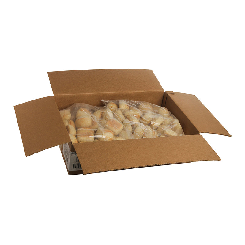 Bread Parbaked Assorted Dinner Rolls French Dinner Seeded French Rustic And Wheat Bags 2.1 Ounce Size - 96 Per Case.