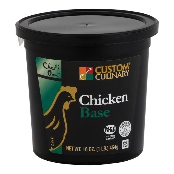 Base Chicken No Msg Added Paste Shelf Stable 1 Pound Each - 12 Per Case.