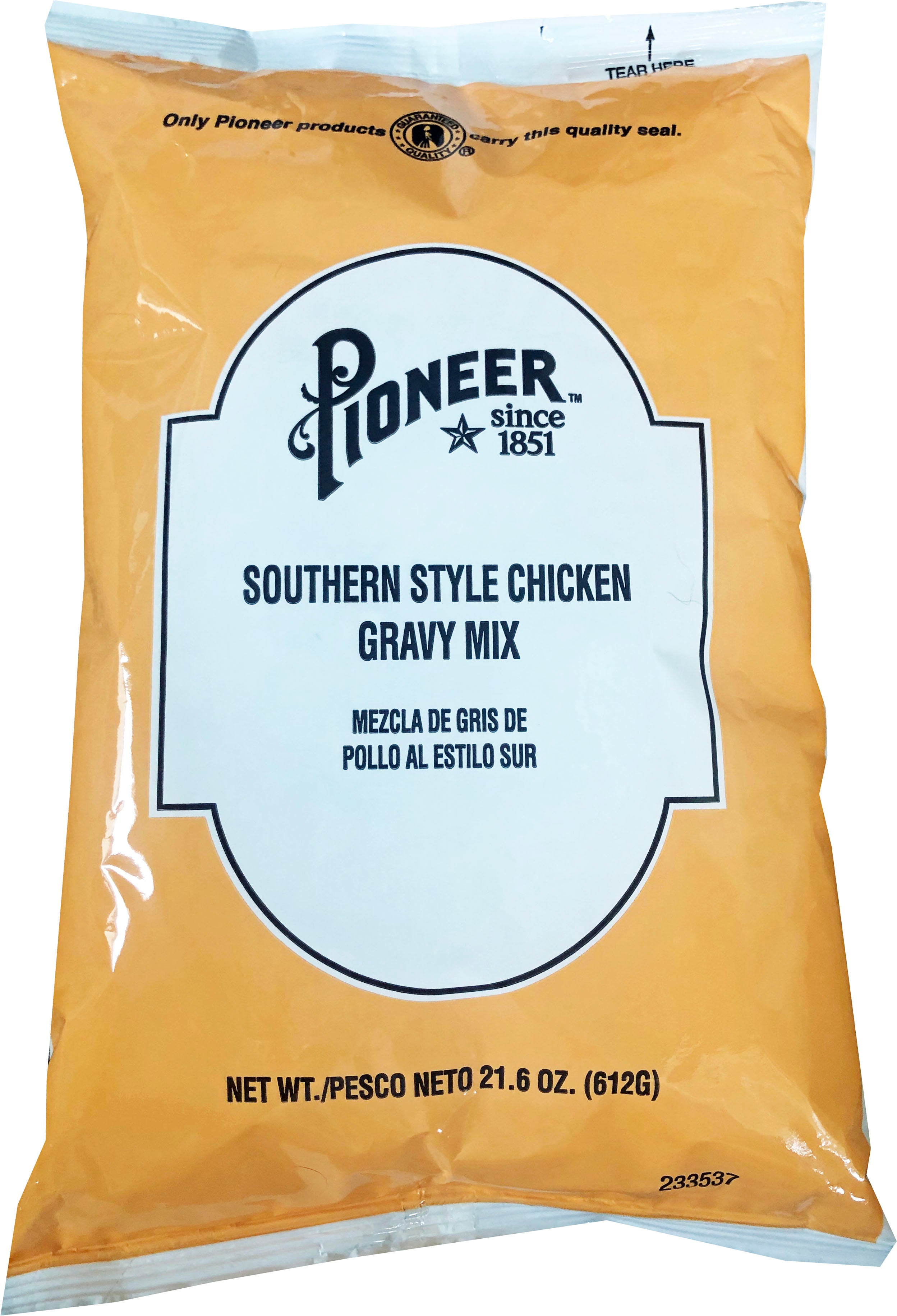 Pioneer Southern Style Chicken Gravy Mix 21.6 Ounce Size - 6 Per Case.