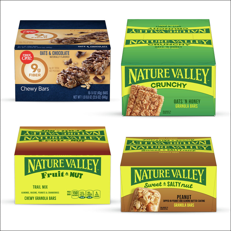 Nature Valley™ Fiber One™ Granola Barsvariety 23.58 Ounce Size - 7 Per Case.