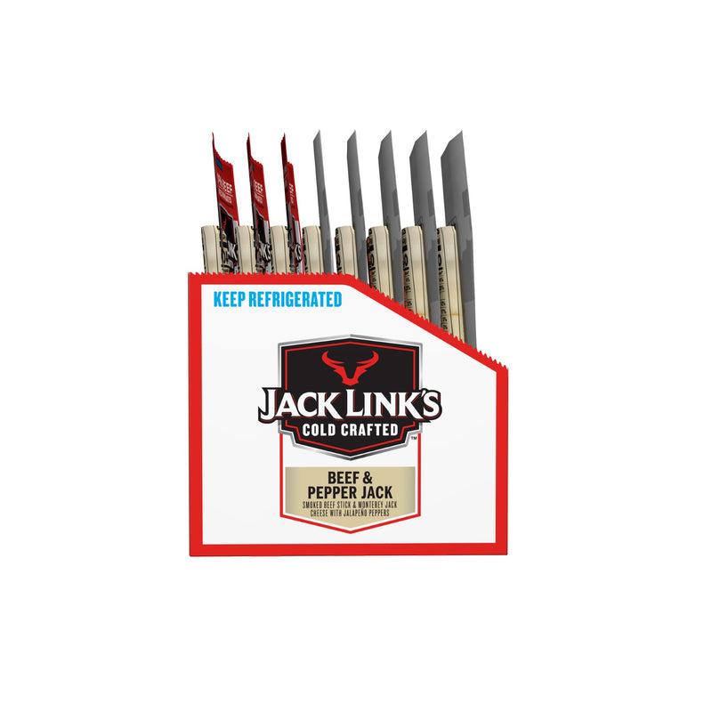 Jack Link's Original Beef & Pepperjackcheese Sticks1.5 Ounce Size - 16 Per Case.