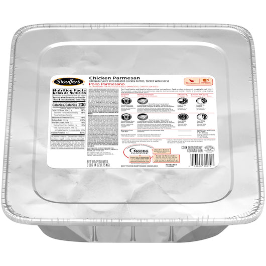 Stouffer's Chicken Parmesan Tray 62 Ounce Size - 4 Per Case.