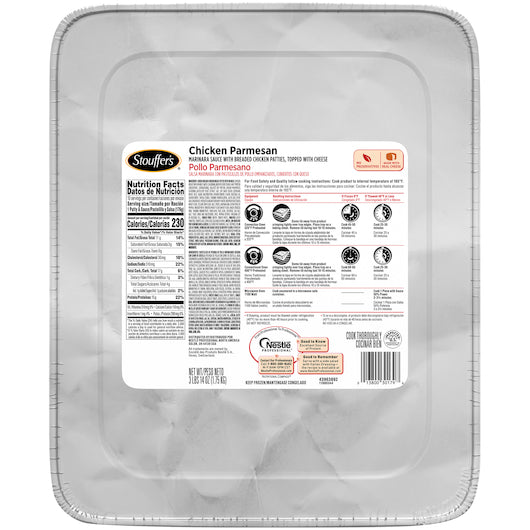 Stouffer's Chicken Parmesan Tray 62 Ounce Size - 4 Per Case.
