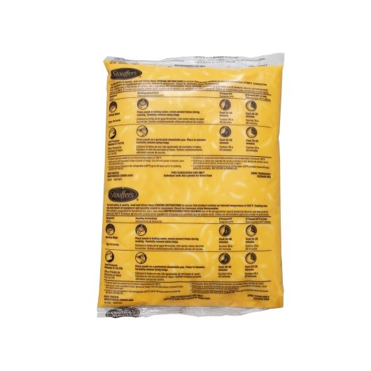 Stouffer's Traditional Macaroni & Cheese Frozen Pouch 20 Pound Each - 1 Per Case.
