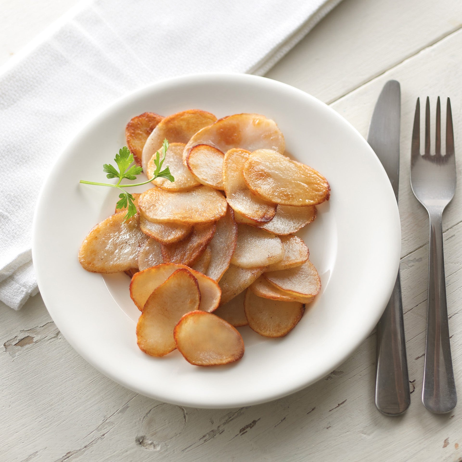 Simply Potatoes Potato American Sliced 10 Pound Each - 2 Per Case.