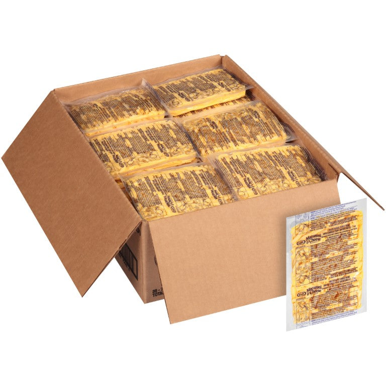 KRAFT Single Serve Frozen Mac & Cheese 7 Ounce Pouches 36 Per Case