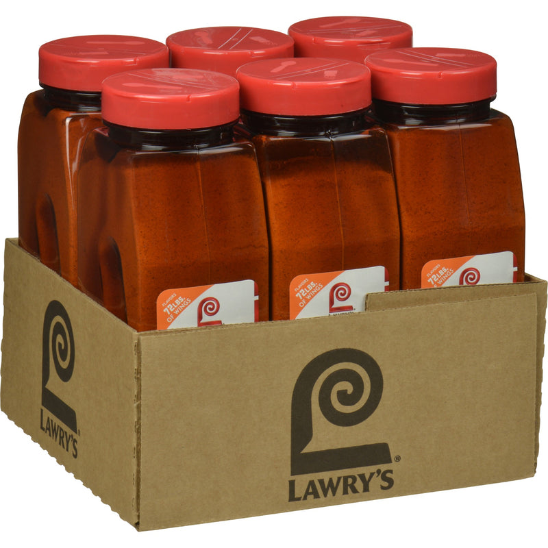 Lawry's Sriracha Wings Seasoning Mix 19.5 Ounce Size - 6 Per Case.