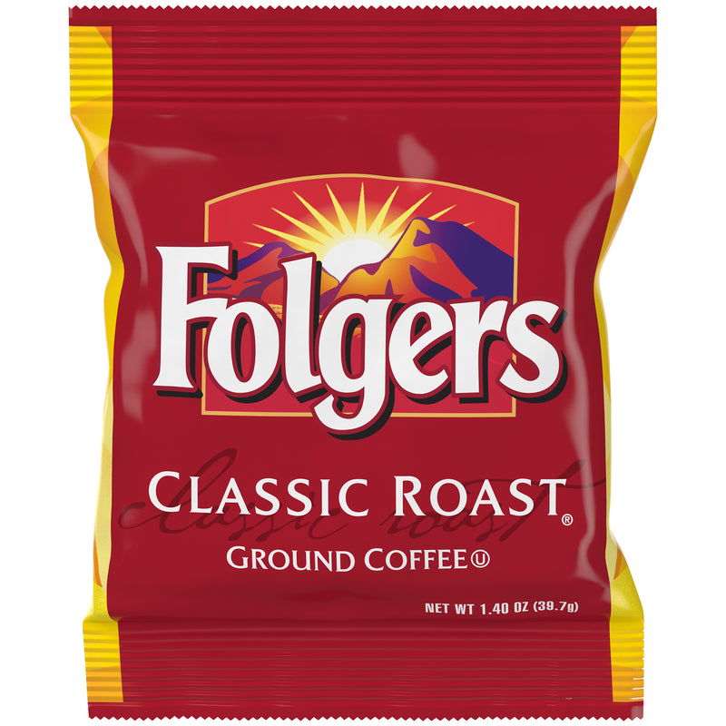 Folgers Classic Roast Fraction Pack 150 Count Packs - 150 Per Case.