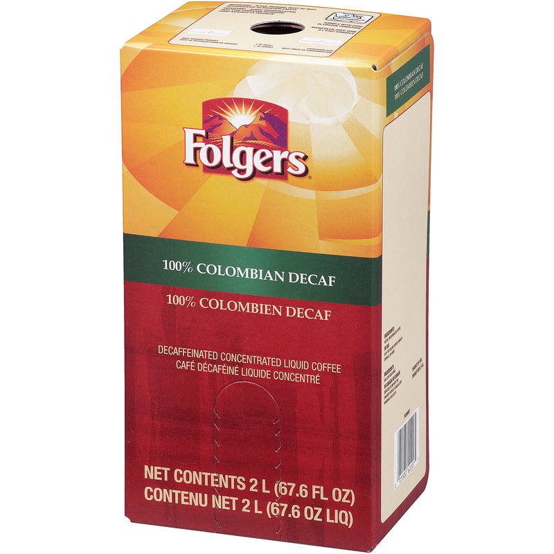 Folgers Decaffeinated Colombian 2 Liter - 2 Per Case.