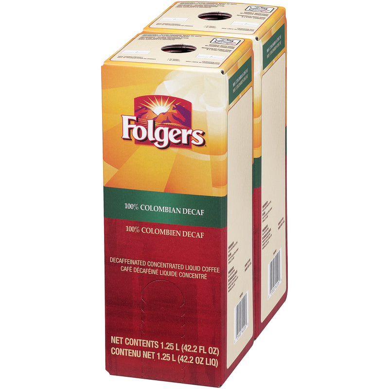 Folgers Decaffeinated Colombian 1.25 Liter - 2 Per Case.