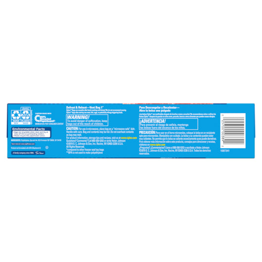 Ziploc Gallon Freezer Bag 14 Count Packs - 12 Per Case.