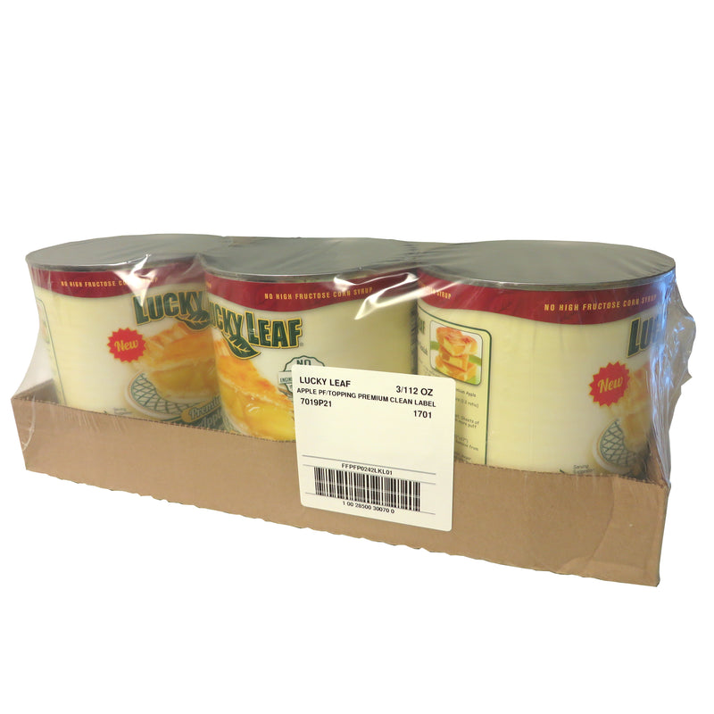 Lucky Leaf 'clean Label' Premium Apple Fruitfilling Or Topping 112 Ounce Size - 3 Per Case.