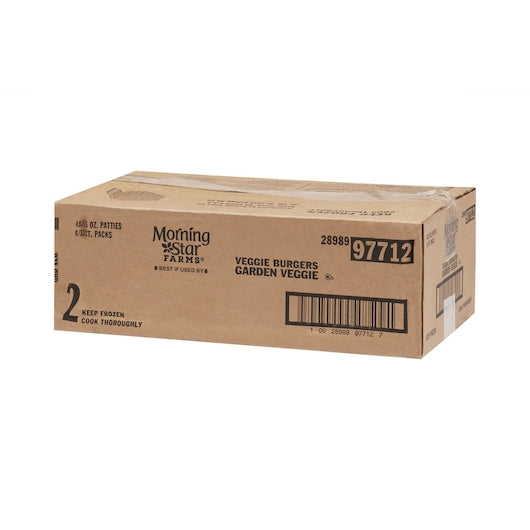 Morningstar Farms Garden Veggie Burgers 3.5 Ounce Size - 48 Per Case.