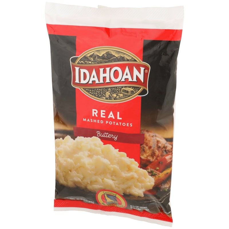 Idahoan Baby Reds Mashed Potatoes Family Size, 8 oz Pouch (Pack of 8)
