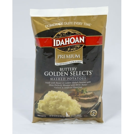 Idahoan Foods Premium Buttery Select Mashedpotatoes Pouch 32.85 Ounce Size - 8 Per Case.