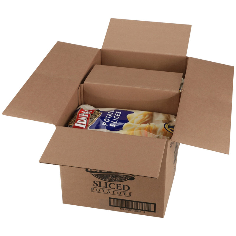 Idahoan® Slices Unseasoned Potatoes Bags 5 Pound Each - 4 Per Case.