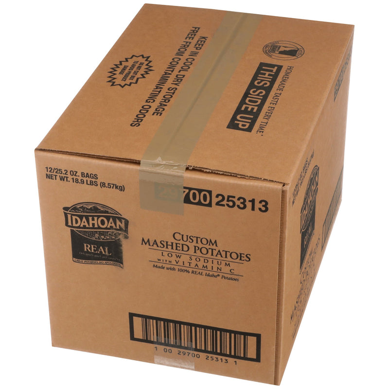 Idahoan® Smartmash® Low Sodium Mashed Potatoes With Vit Hs 25.2 Ounce Size - 12 Per Case.