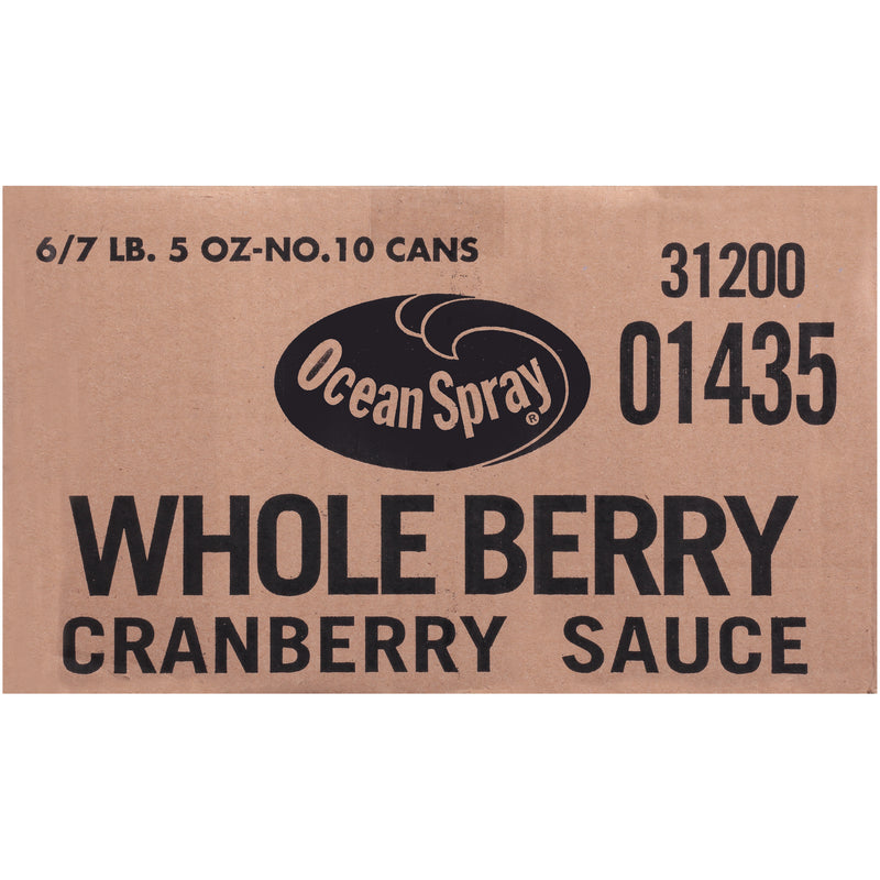 Whole Cranberry Sauce Can 117 Ounce Size - 6 Per Case.